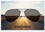 Retro Aviator Sunglasses Mirror Eyewear UV400