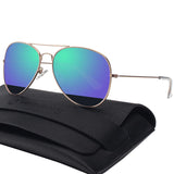 Lightweight Colorful Mirror Revo Lens Polarized Aviator Sunglasses 85832