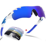 Sport Sunglasses -  Polarized Sunglasses for Men Women Cycling Sunglasses