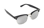 - Premium Half Frame Horn Rimmed Sunglasses Assorted Color Frames and Lenses Semi Rimless