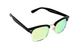 - Premium Half Frame Horn Rimmed Sunglasses Assorted Color Frames and Lenses Semi Rimless