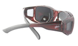 Fitover Polarized Sunglasses to Wear Over Prescription Glasses + car clip holder