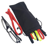 6 Pcs Adjustable Eyewear Retainer, Universal Eyeglasses Strap Chain