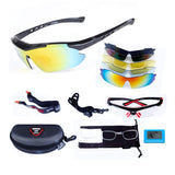 Sport Sunglasses With 5 Interchangeable Lenes for Men/Women Outdoors UV Protection Cycling, Running, Climbing