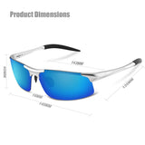 Men's Polarized Sunglasses For Men Driving Fishing Golf Climbing Running Sports Style Metal Frame Glasses