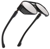 Aviator Round Sunglasses for Men and Women Steampunk Style Inspired Designed PC Frame