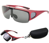 Driving Glasses Wraparounds Polarized Fitover Sunglasses