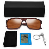 Polarized Sunglasses for Men Driving Mens Sunglasses Rectangular Vintage Sun Glasses For Men/Women