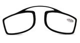 Pince Nez Style Clamp Nose Resting Pinching TR90 Reading Glasses for Men Women FJB03
