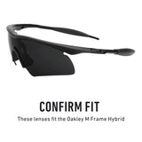 Replacement Lenses for Oakley M Frame Hybrid