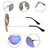 ROLLS PULIN Classic Men Aviator Sunglasses Polarized Women - UV 400 with case 59MM