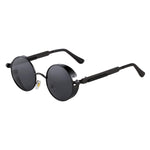 Vintage Hippie Retro Metal Perfect Round Small Frame Polarized Sunglasses 47mm