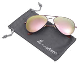 Vintage Mirrored Aviator Sunglasses for Men/Women