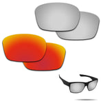 Anti-saltwater Polarized Replacement Lenses for Oakley Sliver 2 Pairs Pack