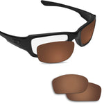 Anti-saltwater Replacement Lenses for Oakley Fives Squared Sunglasses - Various Colors