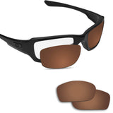 Anti-saltwater Replacement Lenses for Oakley Fives Squared Sunglasses - Various Colors