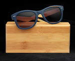 Unisex Handmade Bamboo Wayfarer Sunglasses UV400 HD Polarized Wooden Retro Color Frame Glasses