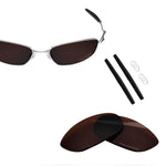 Anti-salt Polarized Replacement Lenses & Sock Kit for Oakley Whisker
