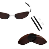 Anti-salt Polarized Replacement Lenses & Sock Kit for Oakley Whisker