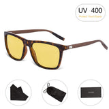 HD Night Vision Glasses for Driving  Yellow Lens Aviator Anti glare Sunglasses