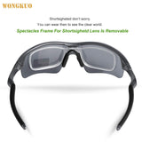 Polarized Sunglasses Men Women Sport Glasses 5 Interchangeable Lenses