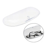 Magnet Buckle Frosted Translucent Eyeglasses Case Spectacles Box