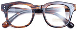 Oversized Square Thick Horn Rimmed Clear Lens Glasses Rivet Non-prescription Frame