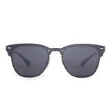 Rimless Mirrored Sunglasses One Piece Horned Rimmed Metal Eyeglasses Women Men