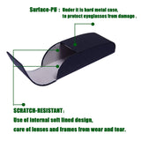 Hard Square Shape PU Leather Eyeglasses Glasses Case