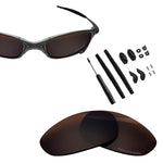 Anti-salt Polarized Replacement Lenses & Sock Kit for Oakley Juliet