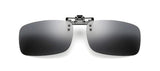 Polarized Clip-on Flip Up Rimless Sunglasses for Prescription Glasses