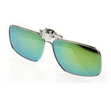 Mens&Womens Retro Polarized Clip on Flip up Plastic Sunglasses