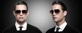 Men's HD Polarized Navigator Aviator Sunglasses for Men Driving Fishing Golf