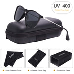 Sunglassesfor Men  Square Polarized Sunglasses with HD Vision Anti Glare Lens UV 400 Protection