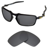 Performance Replacement Lenses for Oakley Badman Sunglass Polarized Etched
