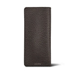 - Genuine Leather Thin Eyeglass Case and Holder - Granulated Leather