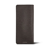 - Genuine Leather Thin Eyeglass Case and Holder - Granulated Leather