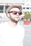 Bamboo Wood Polarized sunglasses For Men&Women Retro Style Red UV400