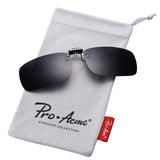 Polarized Clip-on Flip Up Sunglasses Wear Over Prescription glasses