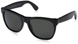 Super-002 Unisex Classic Black Shiny 55mm