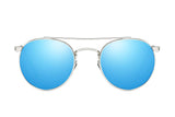 Round Retro Polarized Sunglasses for Men Women Unisex Wayfarer TAC Lens Alloy Frame UV400 Anti-Reflective Steampunk