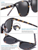Polarized Sunglasses for Women MenVintage Round Sunglasses with Case100% UV400 Protection