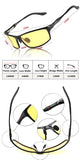 HD Night Driving Glasses Polarized Anti-Glare for Day Evening Car Rides Glasses