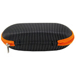 (2PCS) Portable Travel Zipper Sunglasses Hard Case Eyes Glasses Box Bag