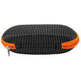 (2PCS) Portable Travel Zipper Sunglasses Hard Case Eyes Glasses Box Bag