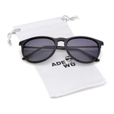 Polarized Sunglasses Women Men Metal Frame Retro Sunglasses