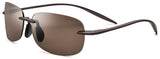 Maui TR90 Rimless Polarized Sunglasses for Men with Square Mirror Nylon Lens 736