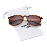 Polarized Sunglasses Women Men Metal Frame Retro Sunglasses