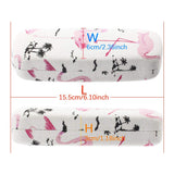 Eyeglasses Case,  Flamingos Pattern Glasses Case Side Opened Spectacles Box