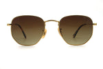 Aviator Hexagonal flat lenes Sunglasses